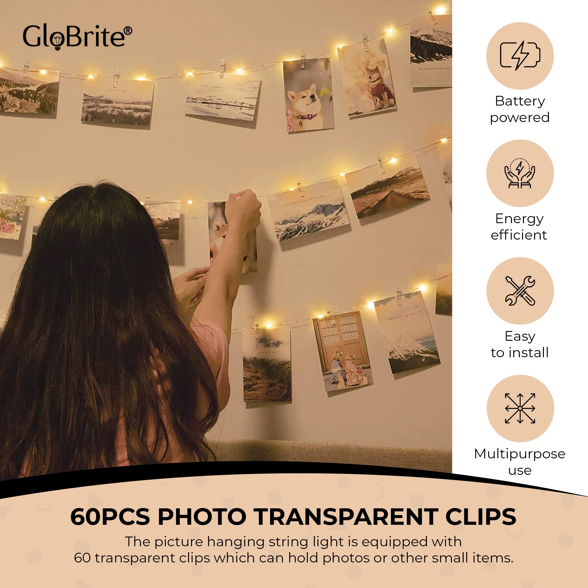 Hanging Photo Fairy Lights