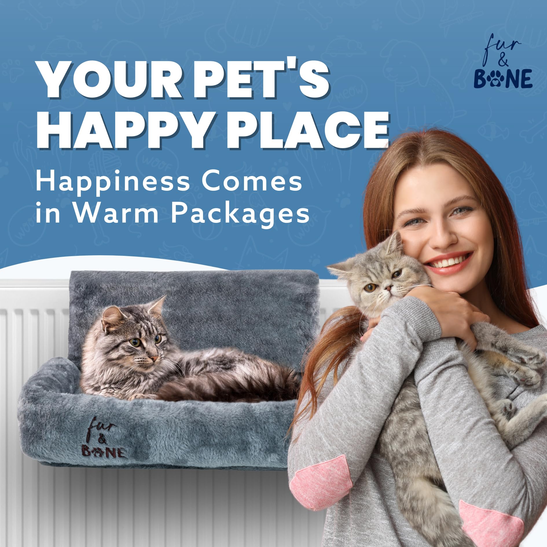 Cosy Radiator Cat Bed