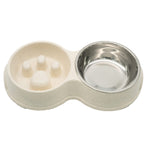 Double Slow Feeder Bowl