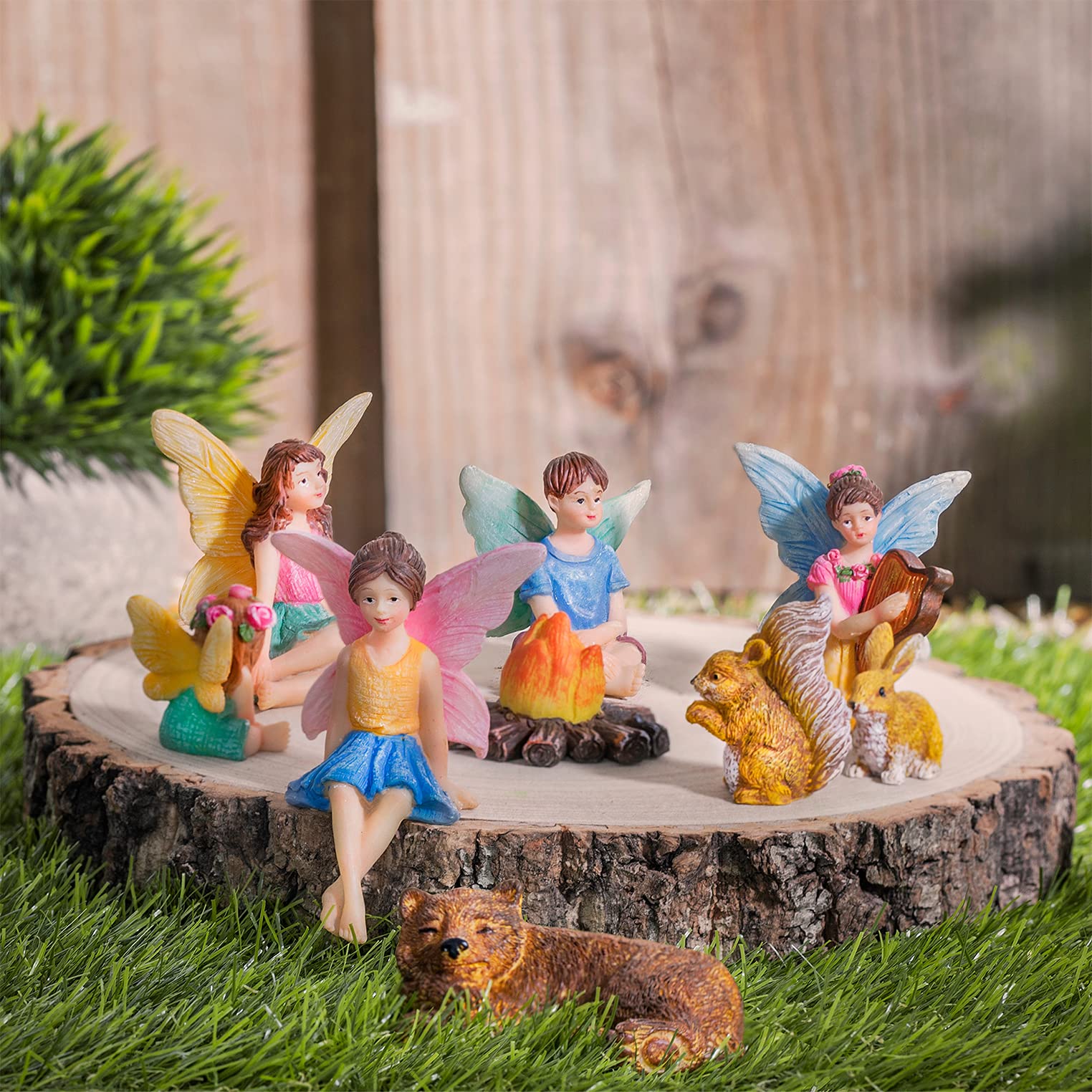 Magical Fairy Garden Figurines Set
