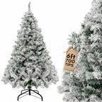 Snow Tipped Flocked Christmas Tree