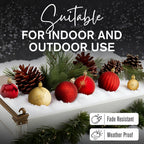 Red Gold Christmas 108 Bauble Set