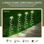 LED Spiral Tree Stake Lights