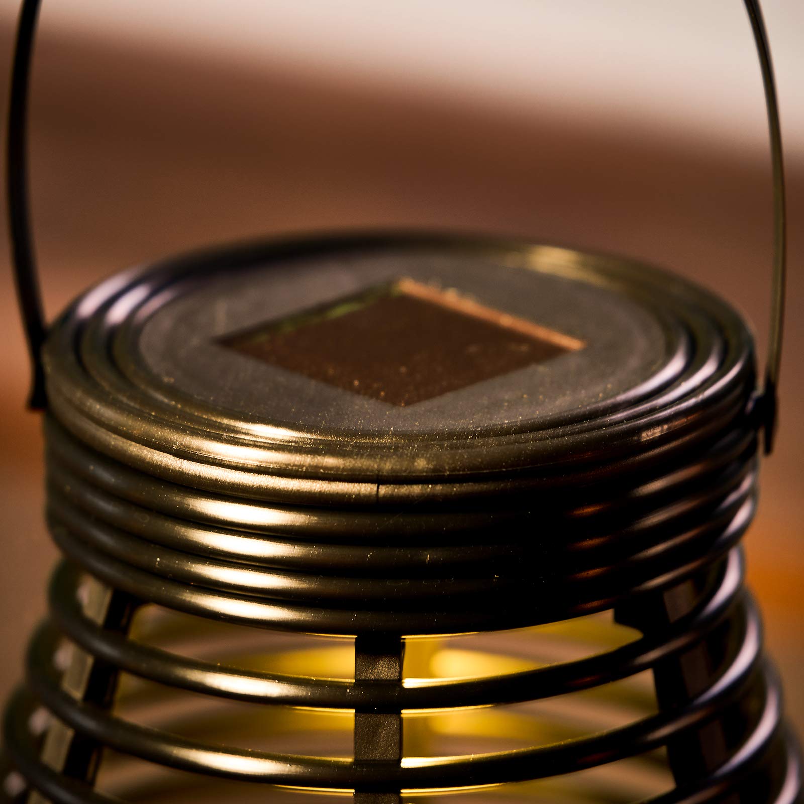 Rattan Solar Garden Lantern