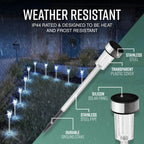 Solar Powered Outdoor Pathway Lights
