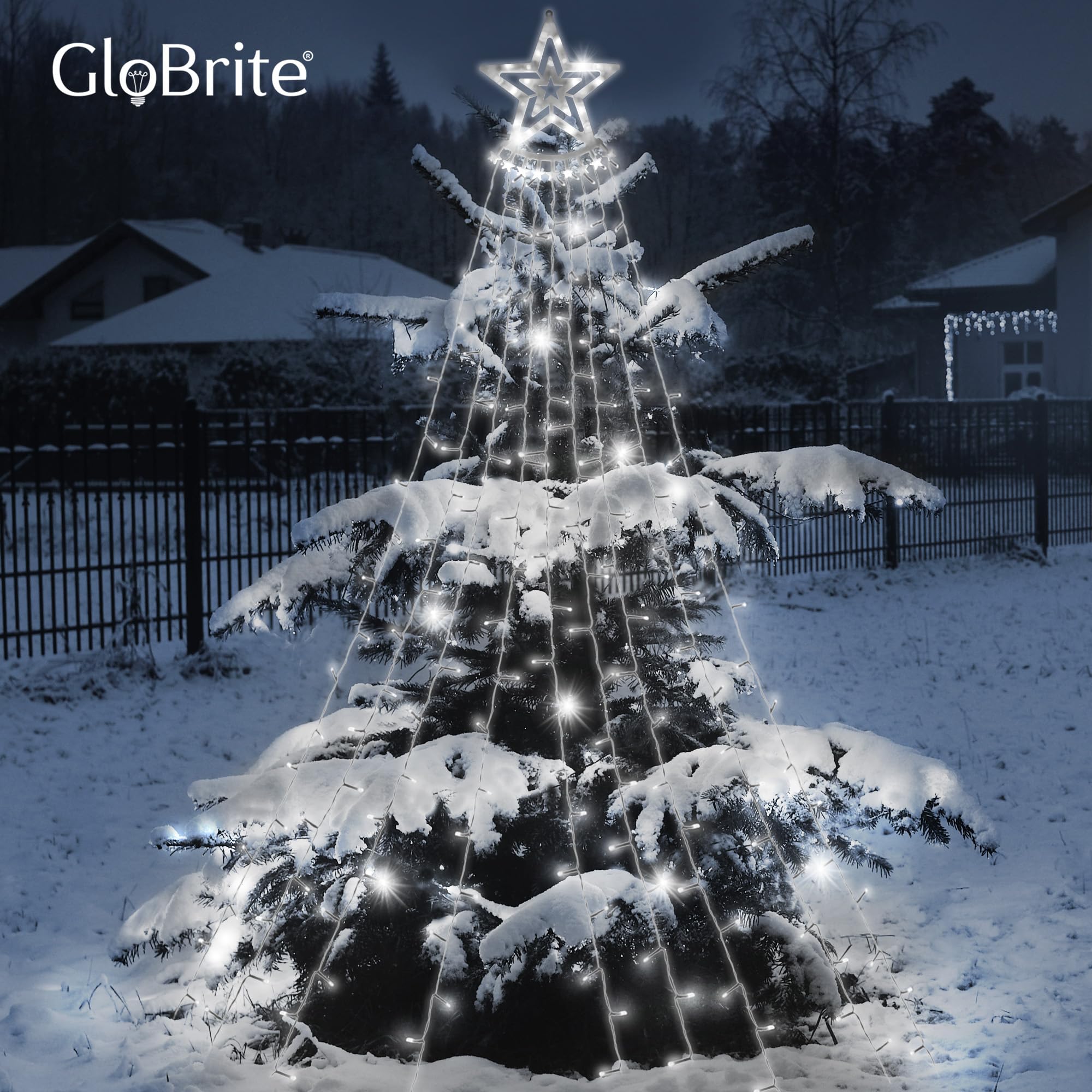 Outdoor Waterfall LED Curtain Lights