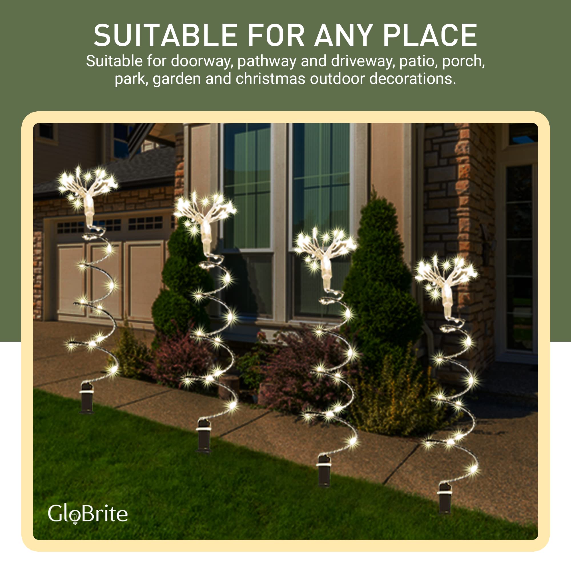 LED Spiral Tree Stake Lights