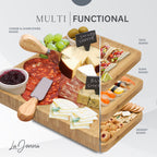 Complete Bamboo Charcuterie Board Set