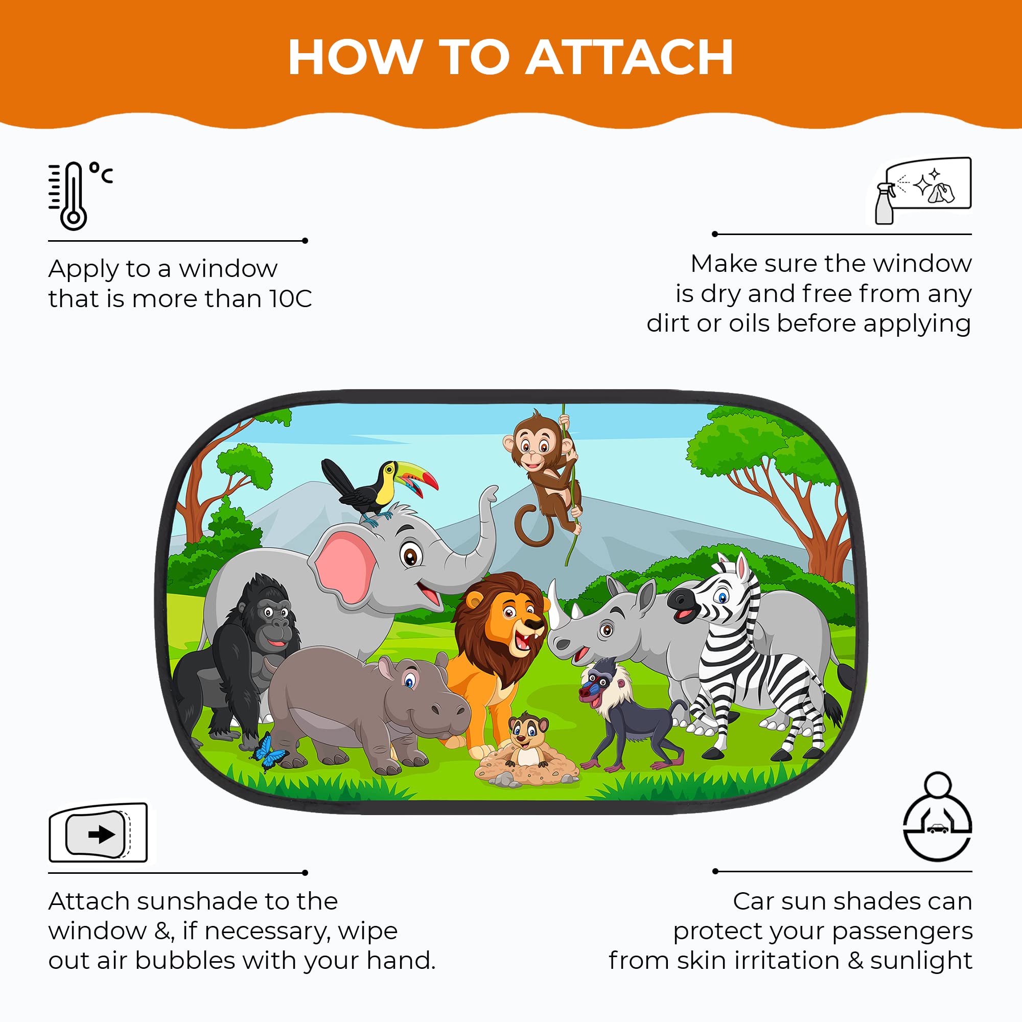 Self Adhesive Car Sun Shades