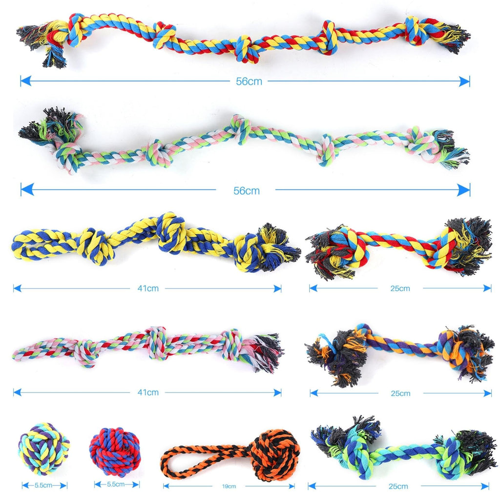 10-Piece Dog Toy Set-Pet Supplies-Fur & Bone-DREIBACH