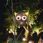 Hanging Solar Owl Light