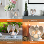 LED Angel Candle Holders