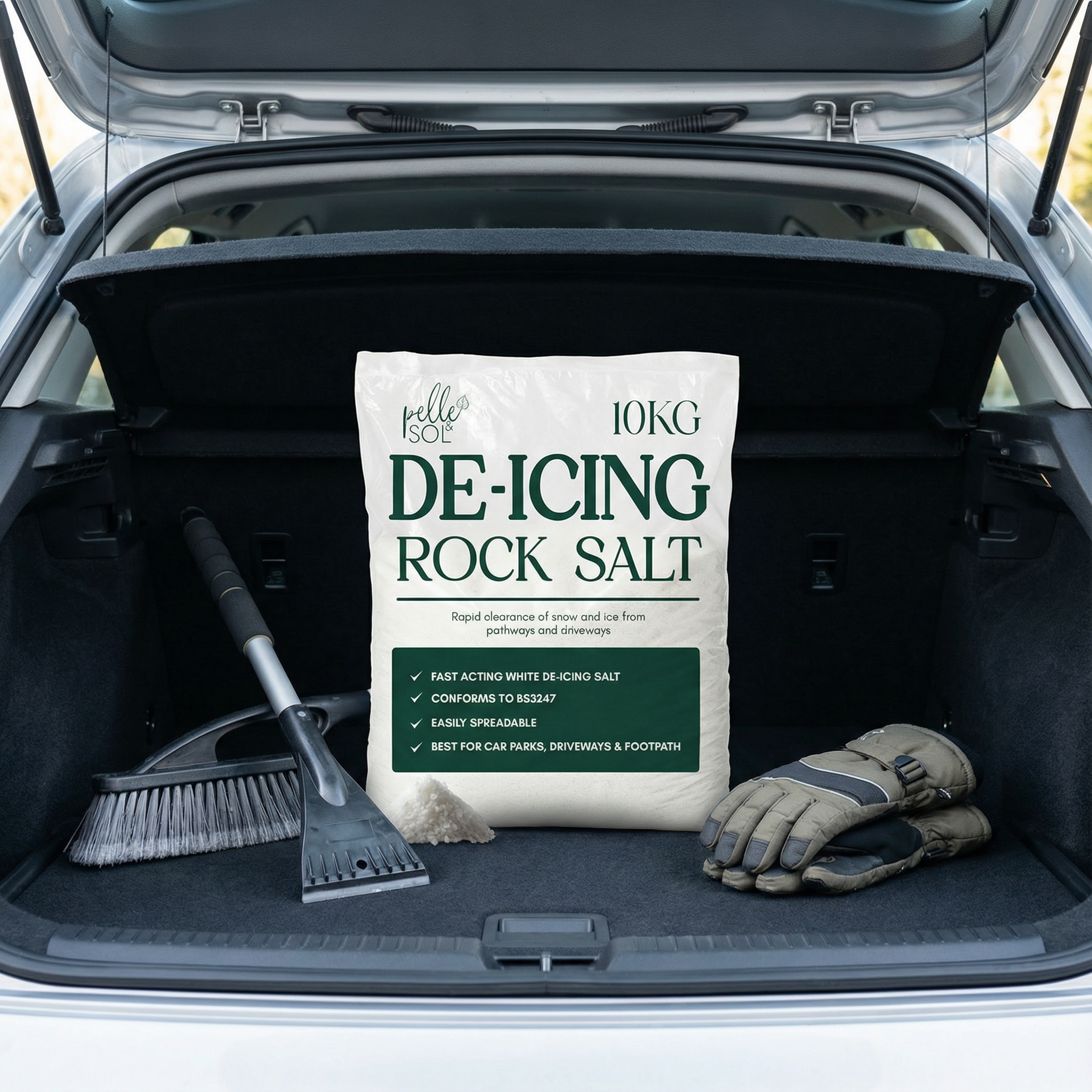 10KG De-Icing Rock Salt-Travel & Luggage-Pelle & Sol-10KG-DREIBACH