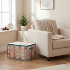 112-Piece Decoration Storage Box-Christmas Decor-Pelle & Sol-White/Grey-DREIBACH