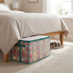 112-Piece Decoration Storage Box-Christmas Decor-Pelle & Sol-White/Grey-DREIBACH