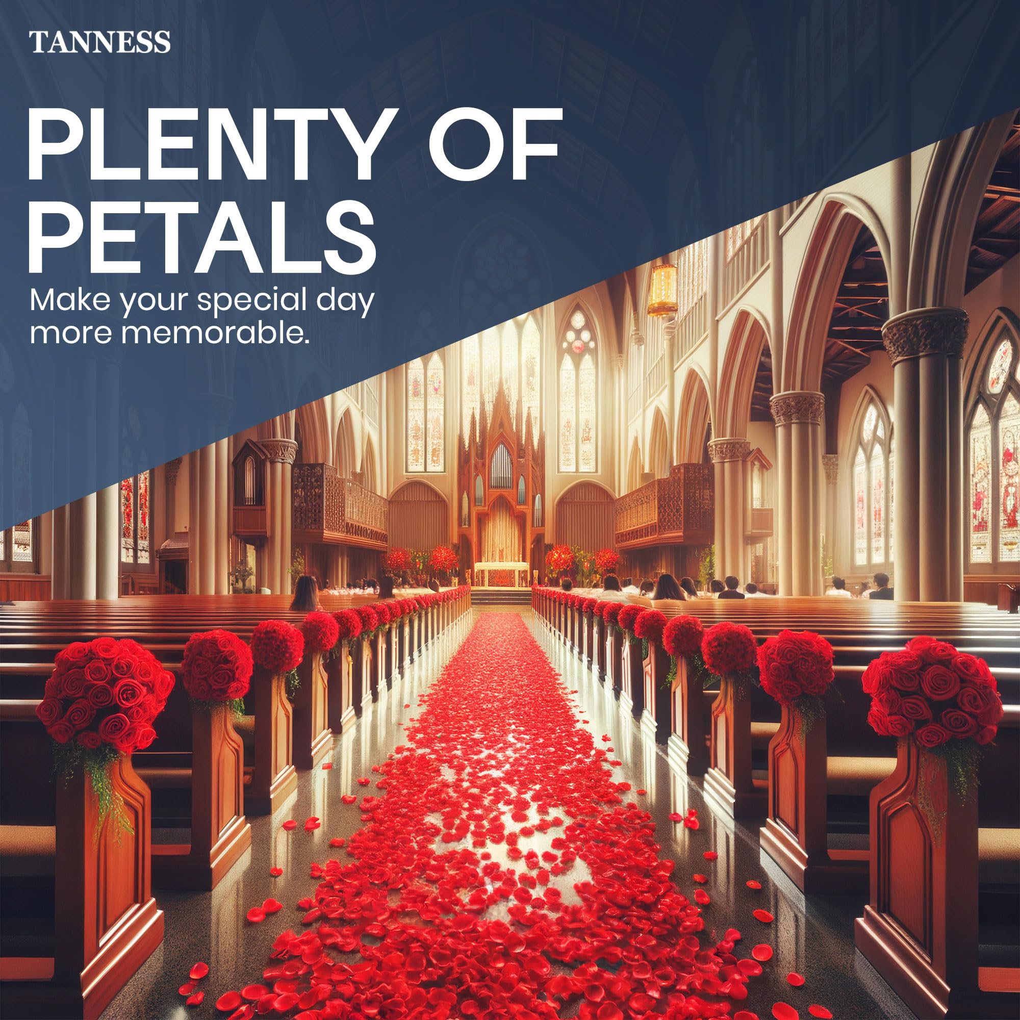 Realistic Decorative Rose Petals