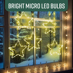 Star LED Curtain Window Lights