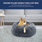 Plush Donut Pet Bed