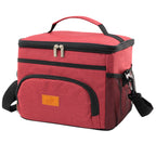 15L Insulated Lunch Bag-Travel & Luggage-Pelle & Sol-Red-DREIBACH