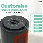 Dual Function Electric Fan Heater