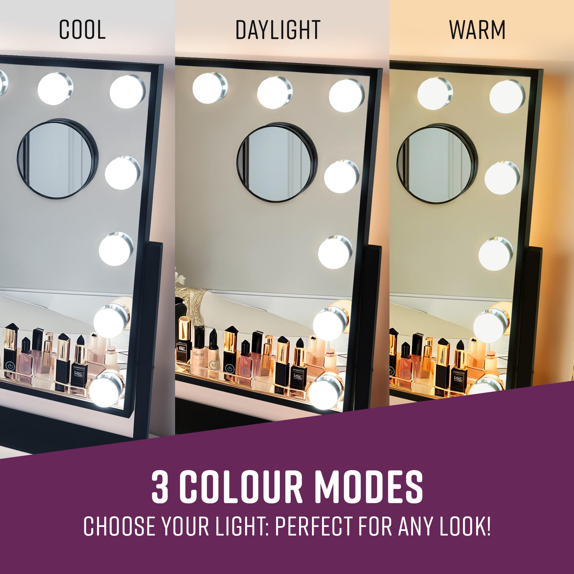 LED Hollywood Makeup Mirror
