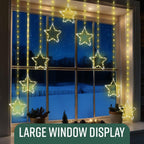 Star LED Curtain Window Lights