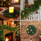 Green Christmas Tinsel Garland