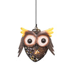 Hanging Solar Owl Light