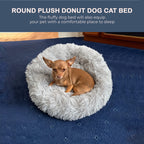 Plush Donut Pet Bed