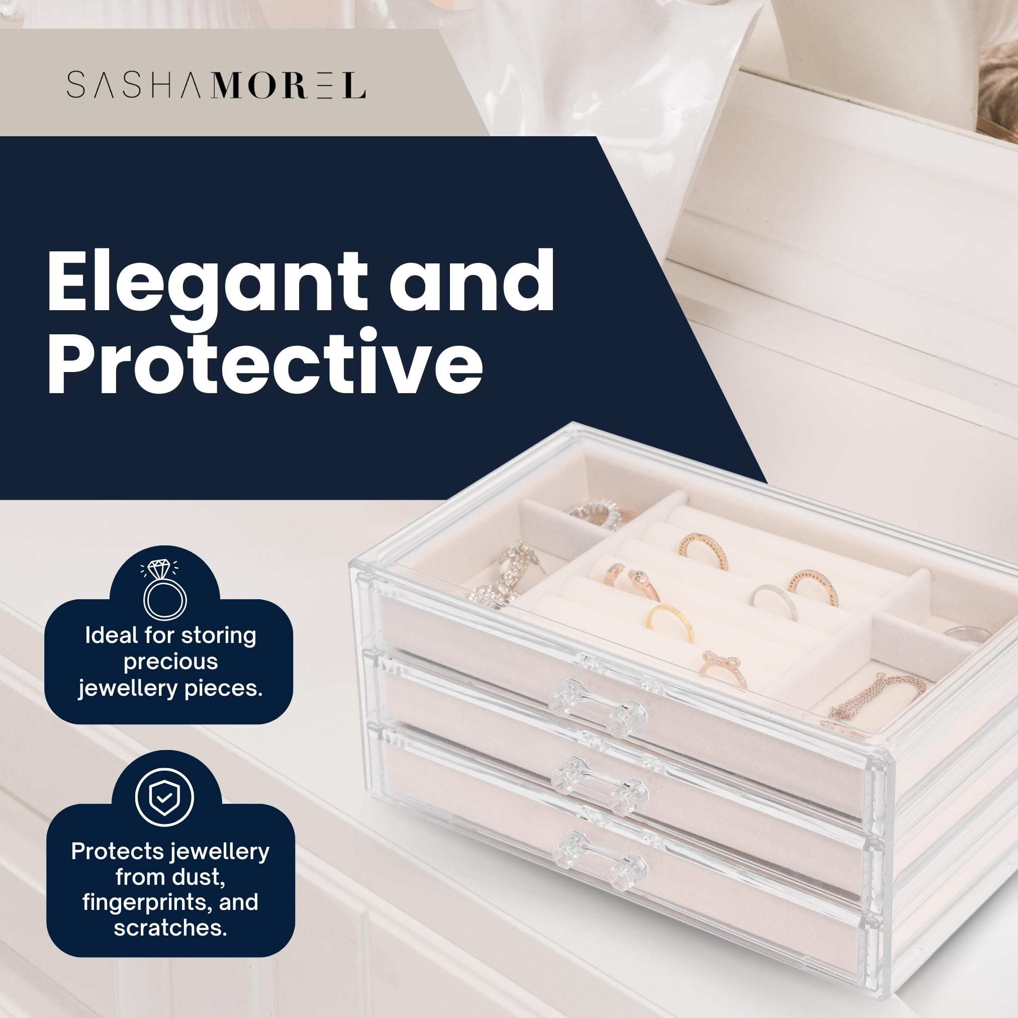 Acrylic Jewellery Organiser