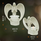LED Angel Candle Holders