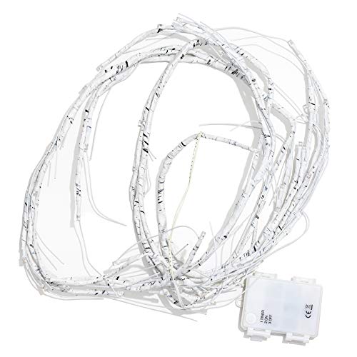 6ft Birch LED Christmas Garland