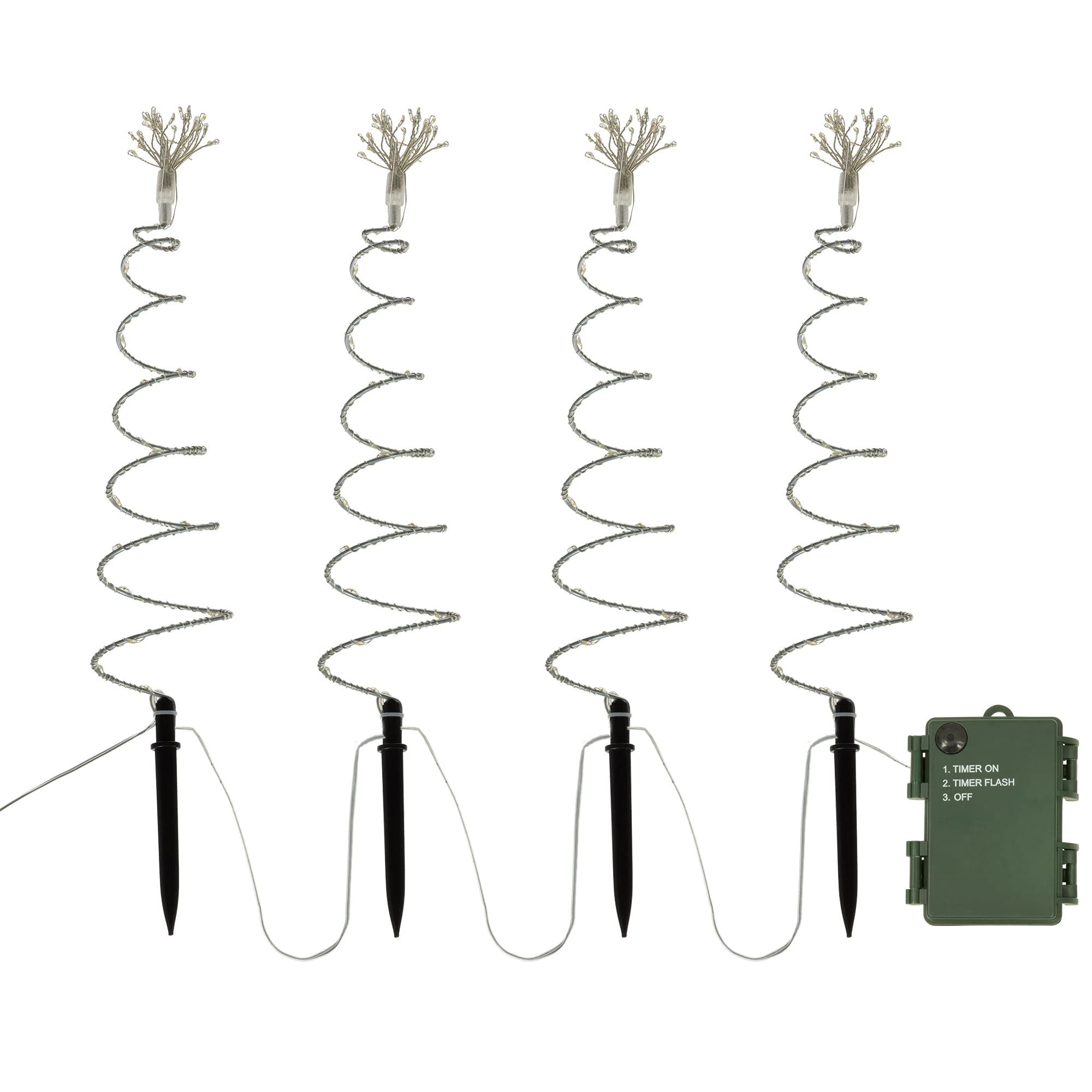 LED Spiral Tree Stake Lights