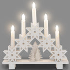 Wooden Christmas Candle Bridge