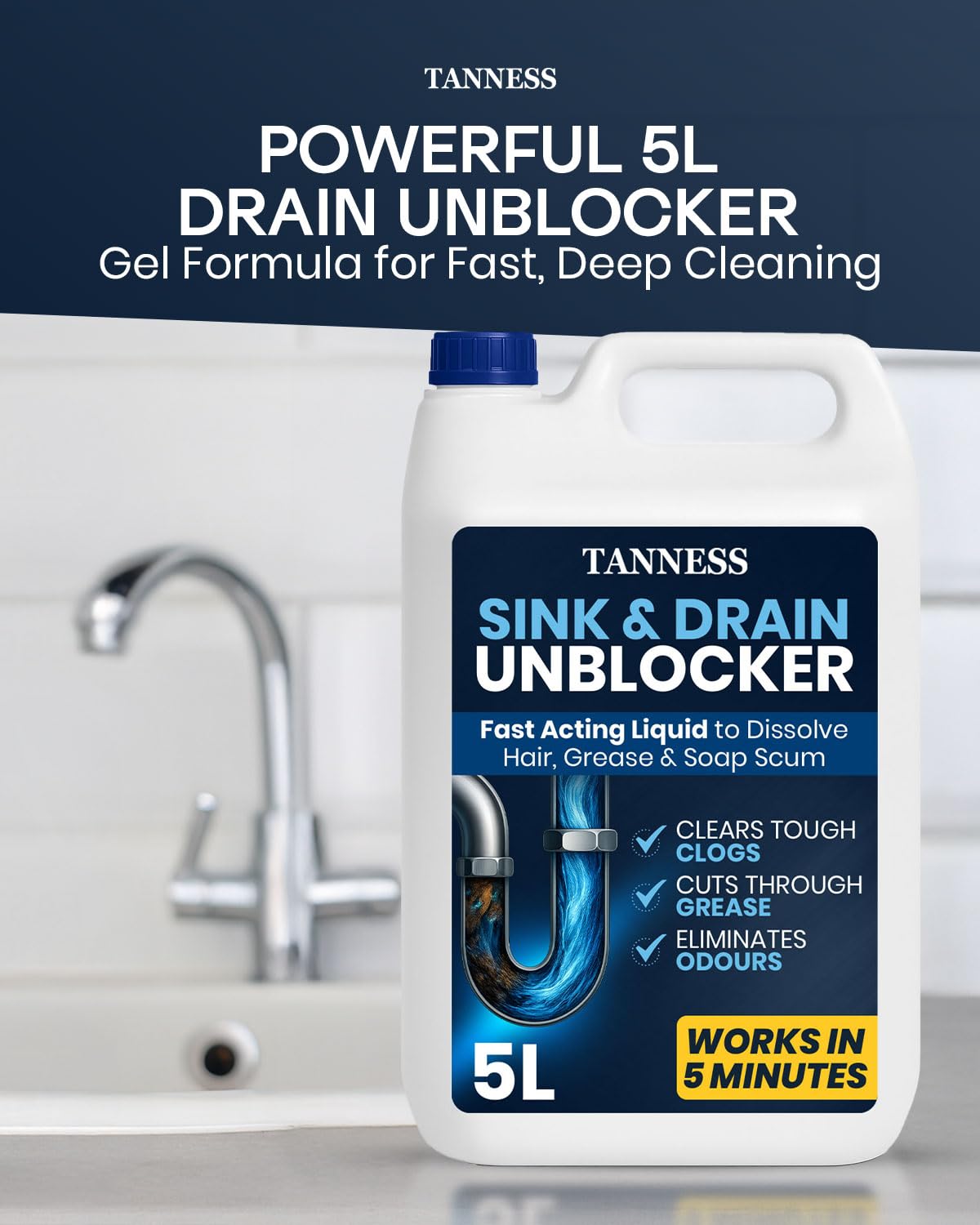 Heavy Duty Drain Unblocker