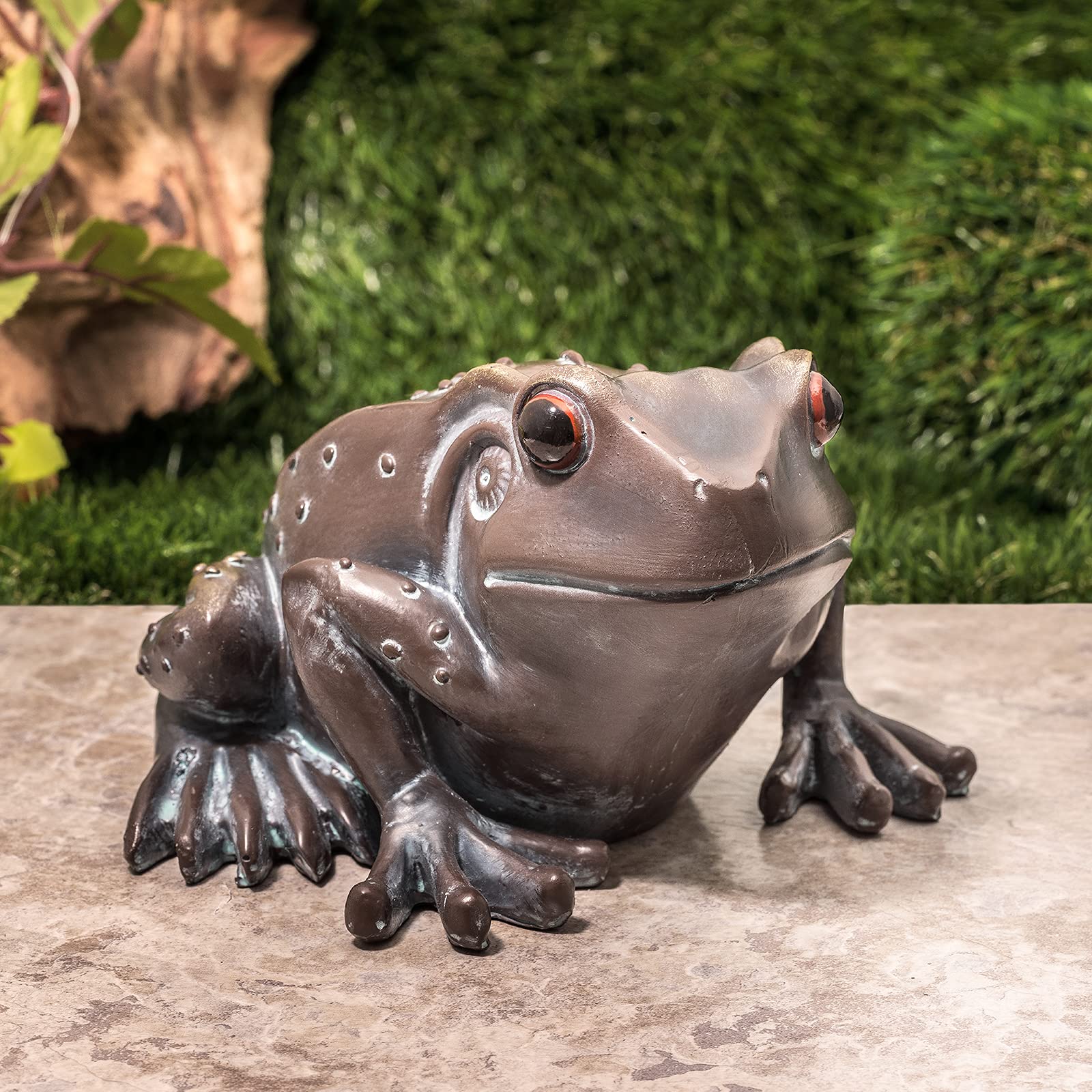 Garden Frog Ornament Set