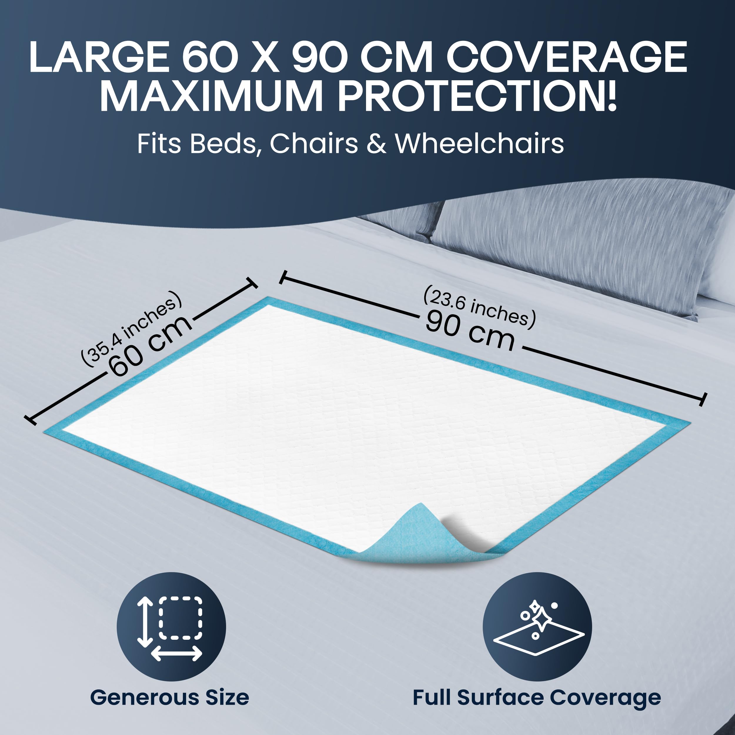 Absorbent Bed Protector Pads