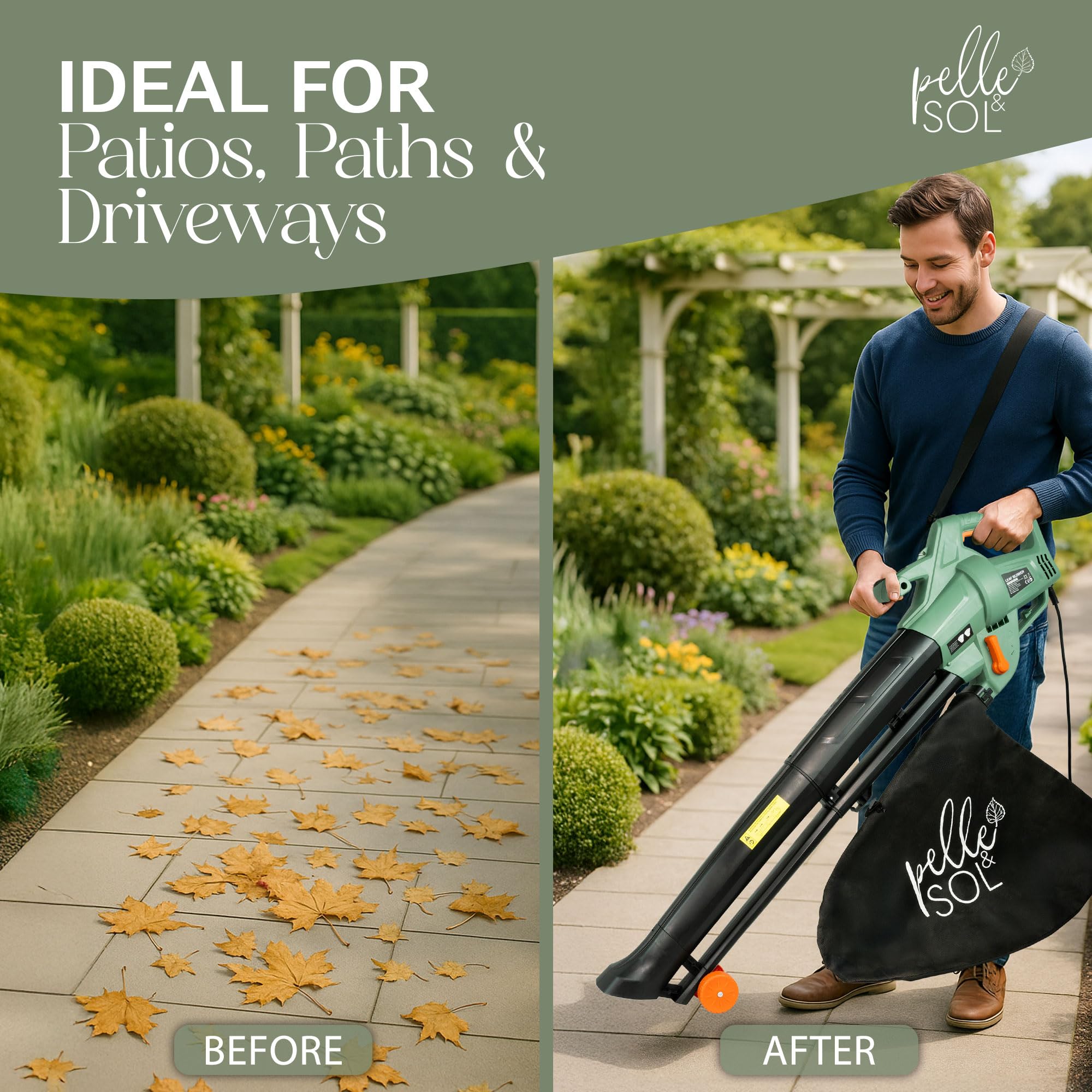 3-in-1 Leaf Blower and Vacuum