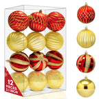 Shatterproof Christmas Baubles Set