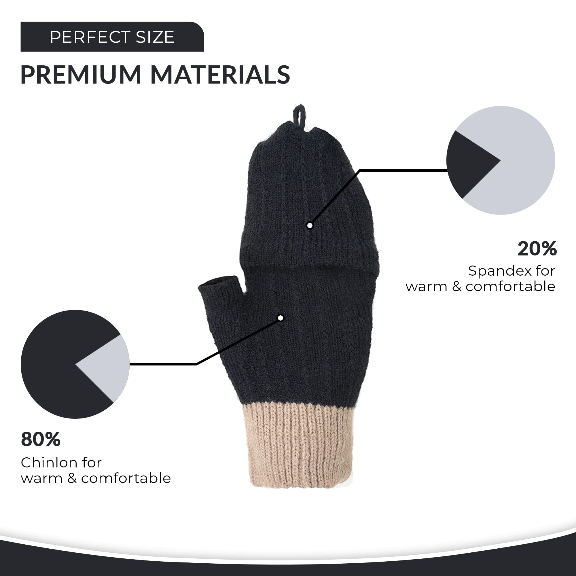 Convertible Thermal Gloves