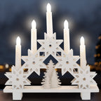 Wooden Christmas Candle Bridge