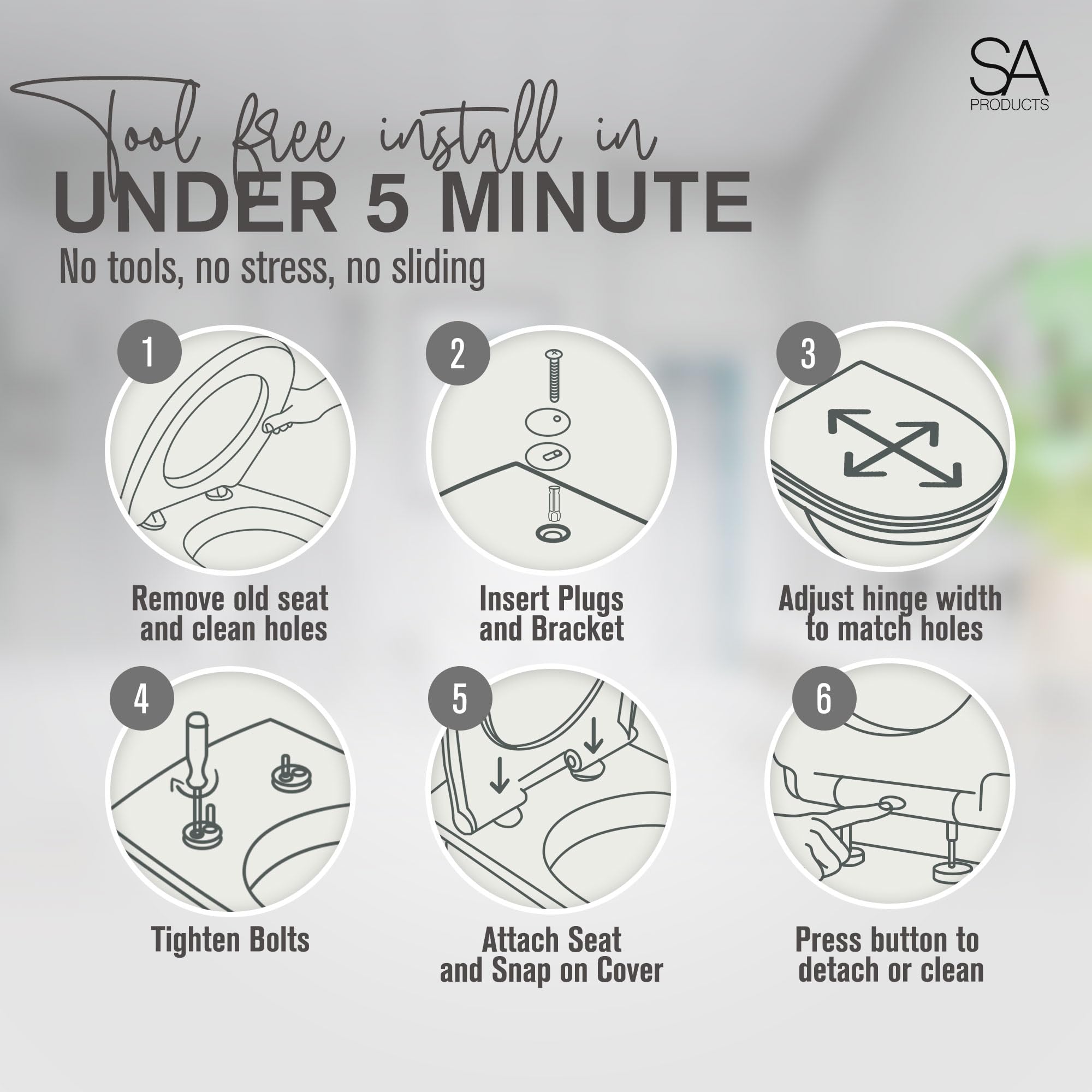 Premium Soft Close Toilet Seat