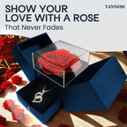 Eternal Rose & Love Necklace Gift Set