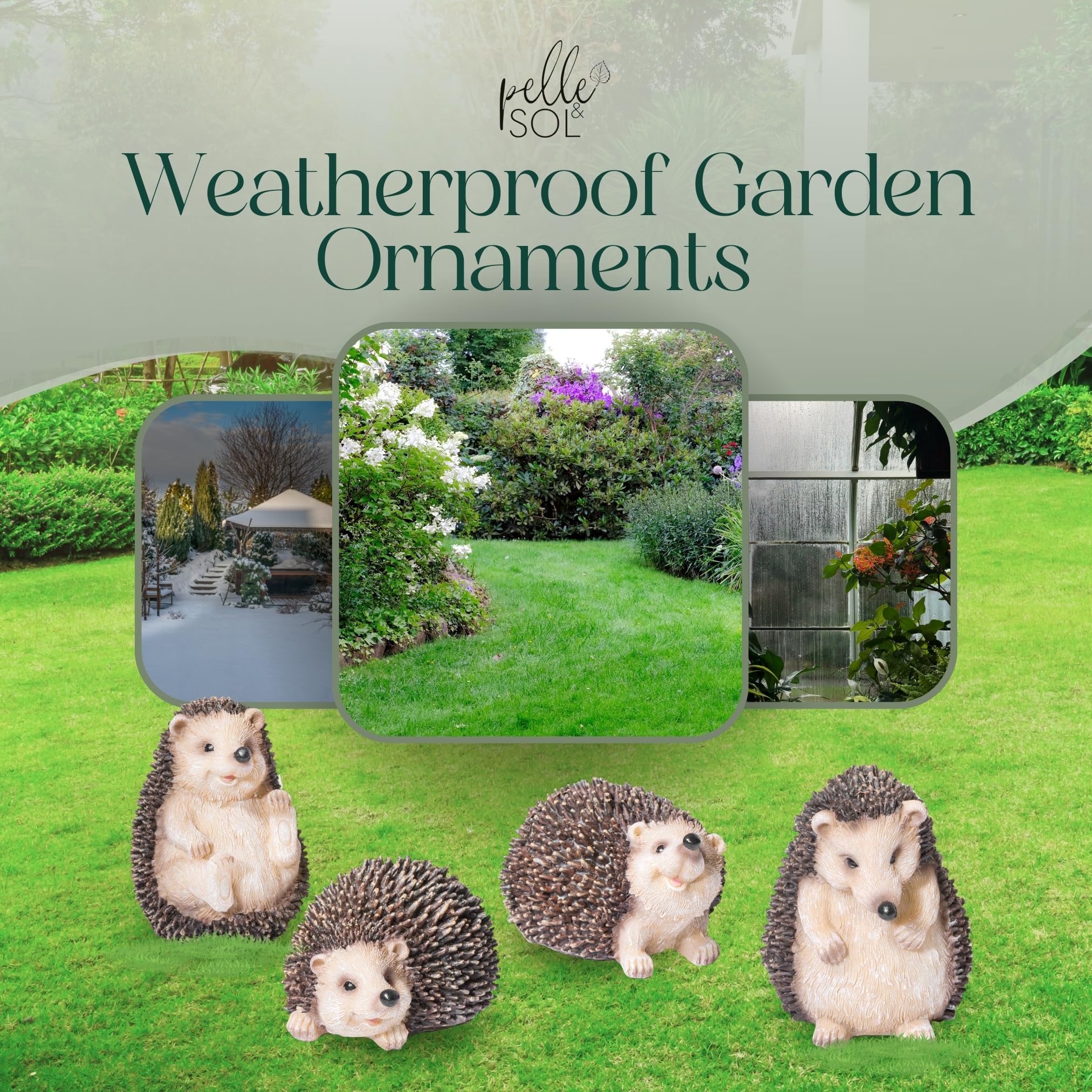 Garden Hedgehog Decorations