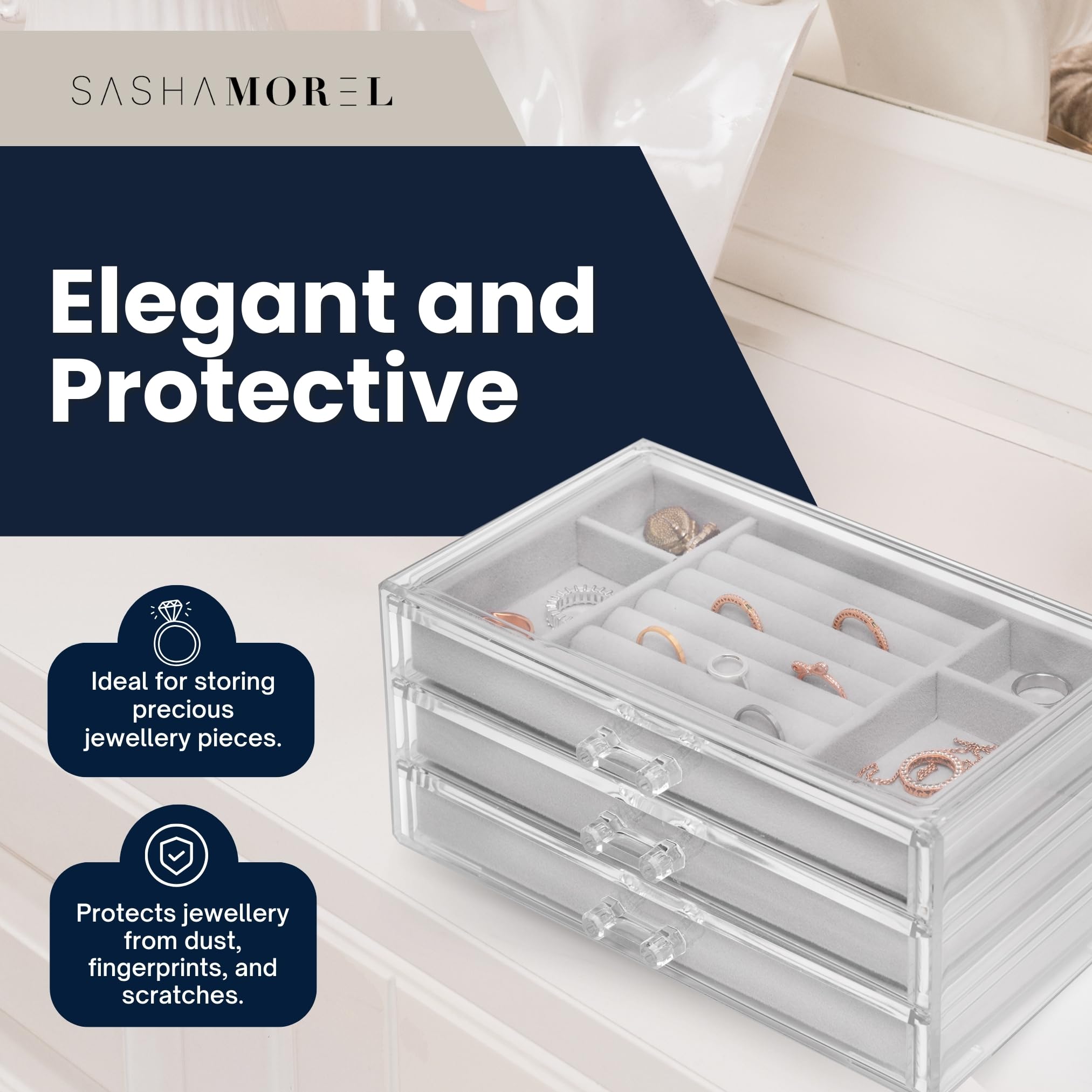 Acrylic Jewellery Organiser