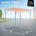 Portable Folding Utility Table