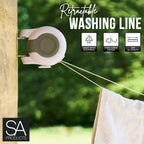 Wall Mounted Retractable Washing Line
