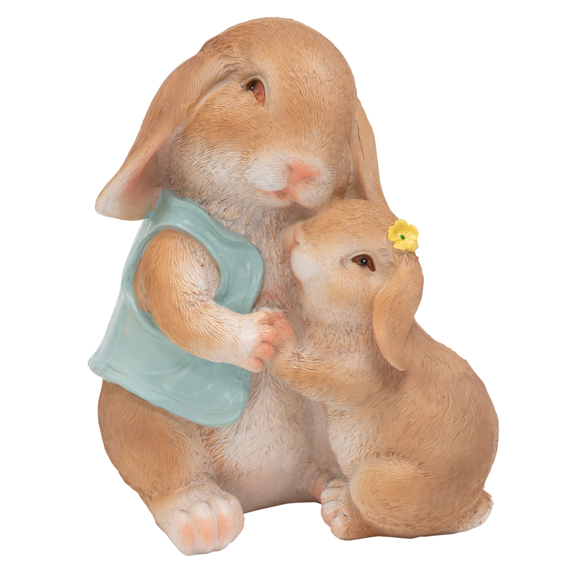 Garden Mother & Child Rabbit Ornament
