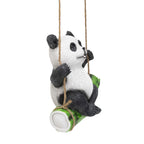 Swinging Panda Garden Statue