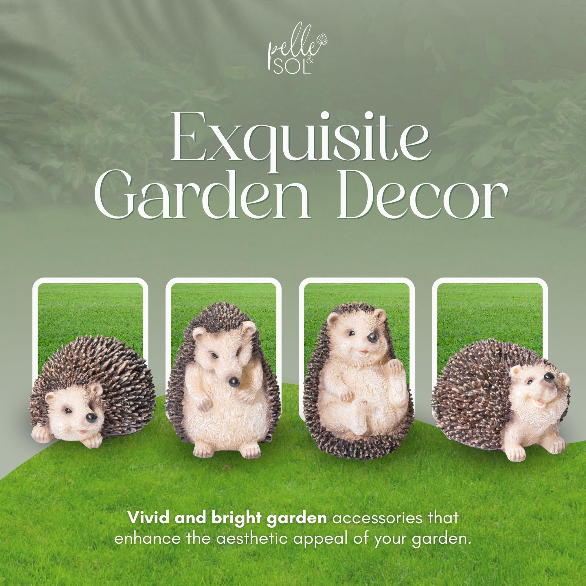 Garden Hedgehog Decorations